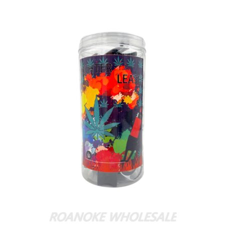 LIGHTER LEASH JAR 30PCS - LEAF DESIGN