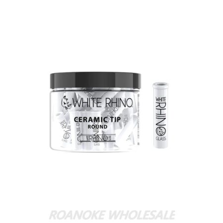 WHITE RHINO CERAMIC TIP ROUND 50PCS