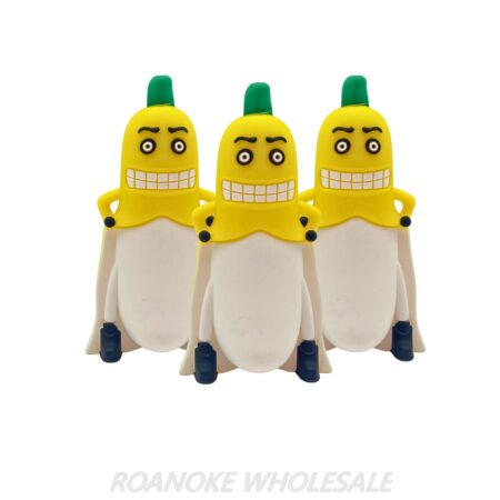 FLASHING BANANA SILICONE SPOON PIPE 5PCS