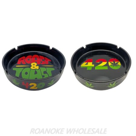 ROUND CERAMIC ASHTRAY