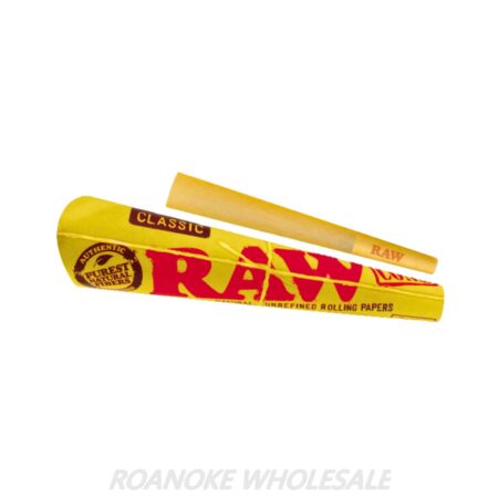RAW CLASSIC CONES 1&1/4 SIZE 12/20 PACKS