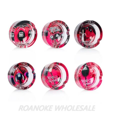 WEED GAME PREMIUM GLASS ASHTRAY 85MM 6PCS - Image 2
