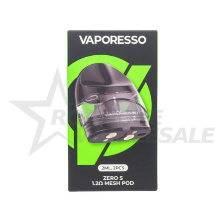 VAPORESSO ZERO MESH POD (2ML) 2PCS (1.0 OHM, MESH) - Image 2