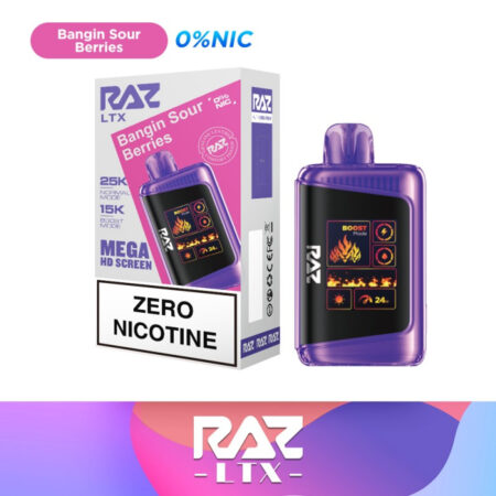 RAZ LTX ZERO NICOTINE 25000 PUFFS 5PCS - Image 2