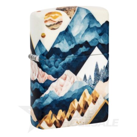 ZIPPO LIGHTER - GEOMETRIC MOUNTAINS ($43.95)