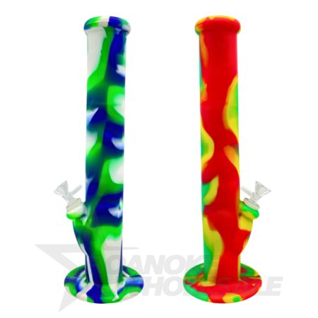 SILICONE WATER PIPE 14" STRAIGHT TUBE