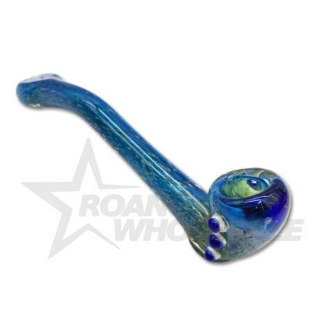 GLASS HAND PIPE - OPAQUE GANDALF STYLE 8" - Image 2