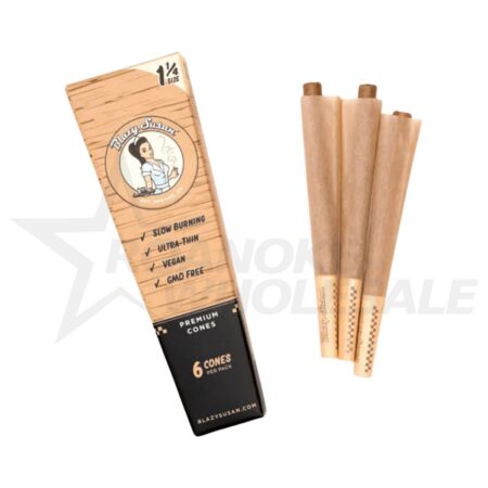 BLAZY SUSAN 1&1/4 SIZE PREMIUM CONES 21/6 PACKS - Image 2