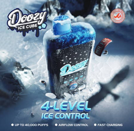 DOOZY ICE CUBE BY MR FOG 40000 PUFFS 5PCS - Image 2