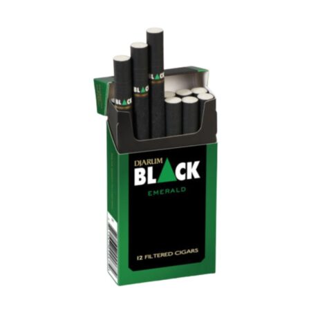 DJARUM FILTERED CIGARS 10/12 PACKS - BLACK ESMERALD - Image 2