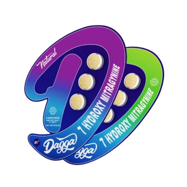 DAGGA 7-HYDROXY 26MG KRATOM TABLETS 3 PACK