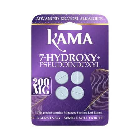 KAMA KRATOM ALKALOIDS 7-OH / PSEUDO 200MG 4 TABLETS  (ORIGINAL)